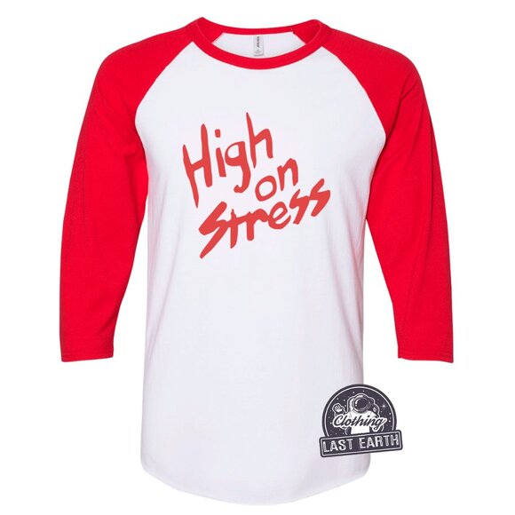 High On Stress Shirt Revenge of the Nerds Shirt Booger Tshirt Mens 80s Movie Tee - Picture 1 of 3
